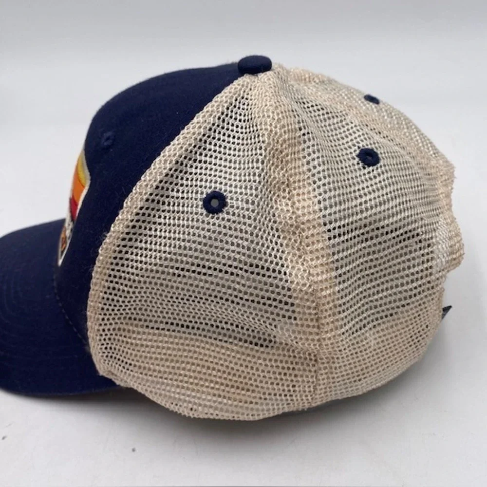 Kandahar Lodge‎ Ouray Sportswear Trucker Hat Mens Navy Blue Whitefish MT Montana
